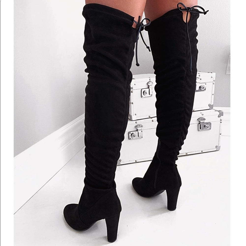 Peyton thing heigh boot-black 👢👢